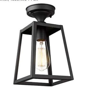 NEW-Emliviar 1-Light Ceiling Light Fixture, Semi-Flush Mount Light